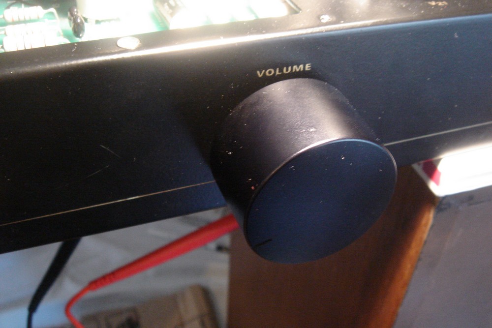 En plein réglage de bias à 350 mV, je vous fais une photo du bouton de volume