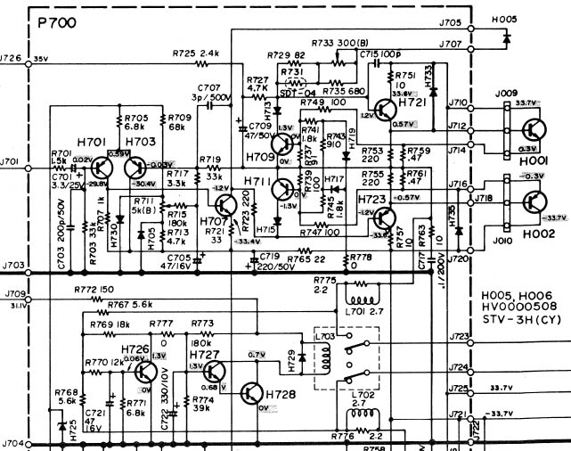 Schéma ampli puissance Marantz 2230B