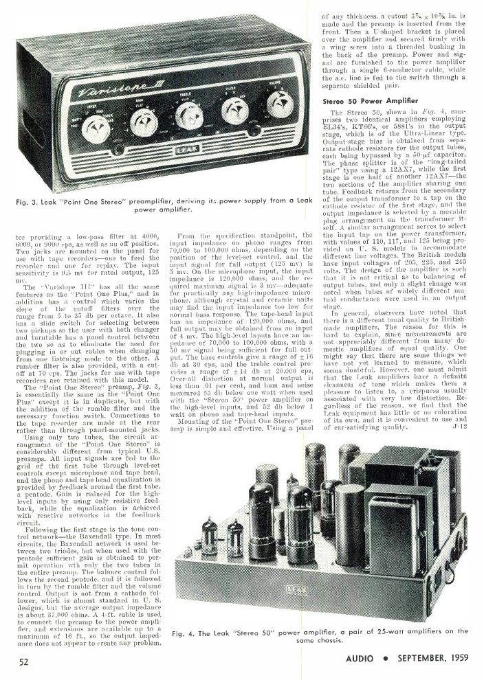 LEAK POINT ONE AND TL50 AUDIO SEPTEMBRE 1959 2.jpg